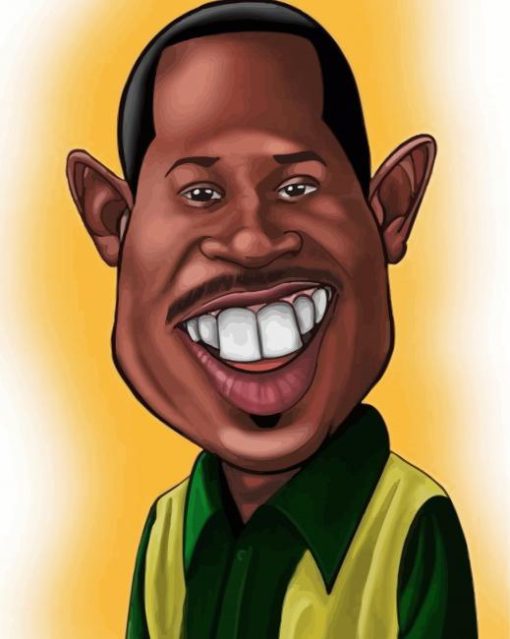 Caricature Martin Lawrence Paint By Numbers