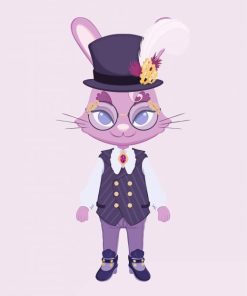 Cartoon Steampunk Rabbit Paint By Numbers