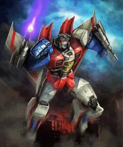 Cool Starscream Paint By Numbers