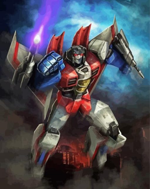 Cool Starscream Paint By Numbers