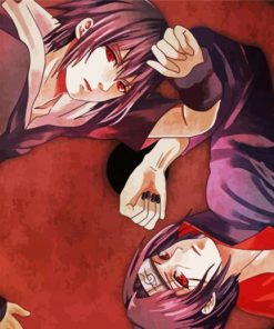 Cool Itachi And Sasuke Paint By Numbers