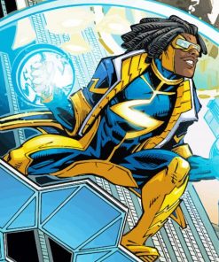 Cool Static Shock Paint By Numbers