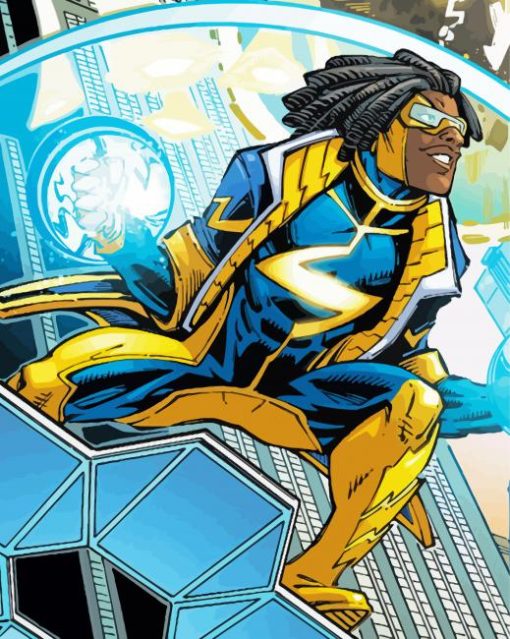 Cool Static Shock Paint By Numbers