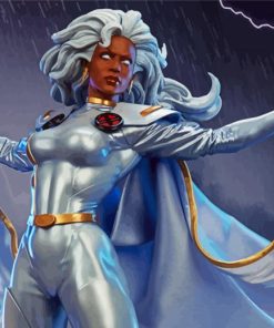 Cool Storm From X Men Paint By Numbers