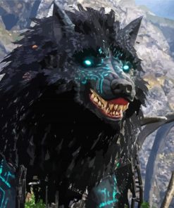 Fantasy Fenrir Wolf Animal Paint By Numbers