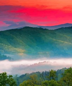 Great Smoky Mountains Paint By Numbers