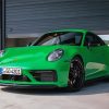 Green Porsche 911 Carrera GTS Paint By Numbers