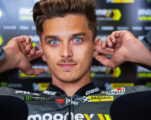 Handsome Luca Marini Paint By Numbers