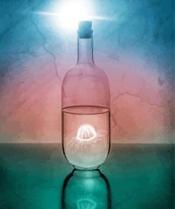 Jellyfish In A Bottle Paint By Numbers