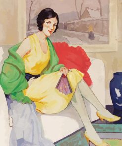 Lady By George Telfer Bear Paint By Numbers