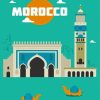 Morocco Poster Illustration Paint By Numbers