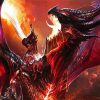 Red Anime Dragon Slayer Paint By Numbers