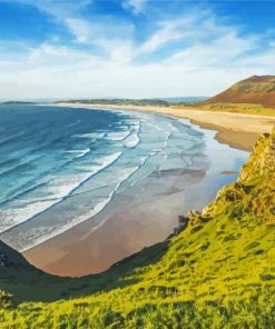 Rhossili Wales Paint By Numbers