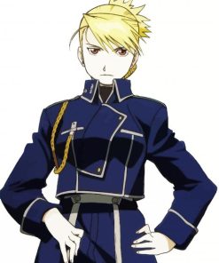 Riza Hawkeye Anime Character Art Paint By Numbers