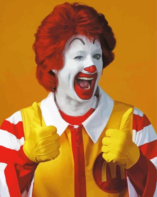 Ronald McDonald Paint By Numbers