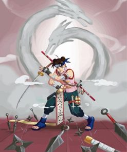 Tenten Japanese Character Paint By Numbers