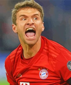 Thomas Müller Football Player Paint By Numbers