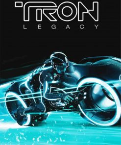 Tron Legacy Science Fiction Film Paint By Numbers