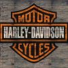 Vintage Harley Davidson Logo Paint By Numbers