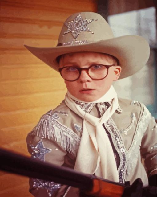 A Christmas Story Ralphie Parker Paint By Numbers