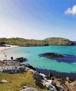 Achmelvich Bay Seascape Paint By Numbers