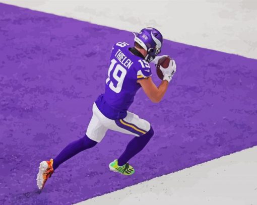 Adam Thielen Paint By Numbers