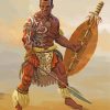 Aesthetic African Warrior Paint By Numbers