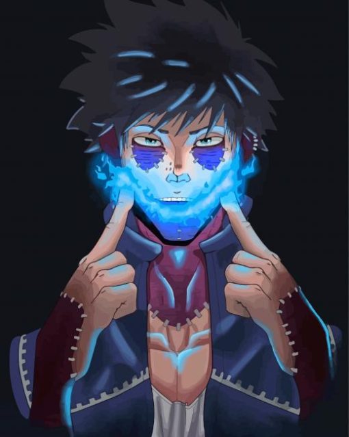 Aesthetic Dabi My Hero Academia Paint By Numbers