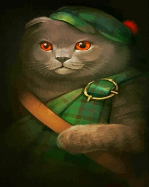 Aesthetic Irish Cat Paint By Numbers