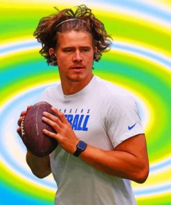 Aesthetic Justin Herbert Paint By Numbers