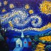 Aesthetic Starry Night Sky Paint By Numbers