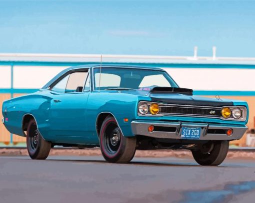 Aesthetic Dodge Super Bee Paint By Numbers