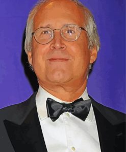 American Comedian Chevy Chase Paint By Numbers