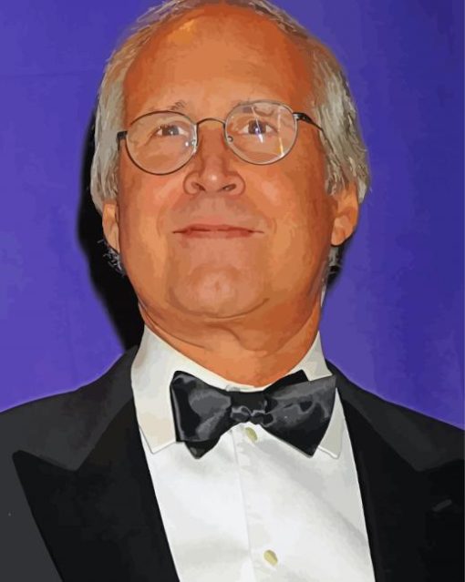 American Comedian Chevy Chase Paint By Numbers