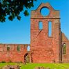 Arbroath Abbey Monument In Scotland Paint By Numbers