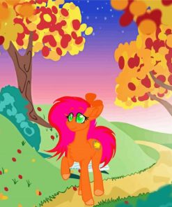 Autumn Stroll Pony Paint By Numbers