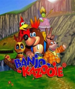 Banjo Kazooie Game Paint By Numbers