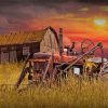 Barn Tractor Paint By Numbers