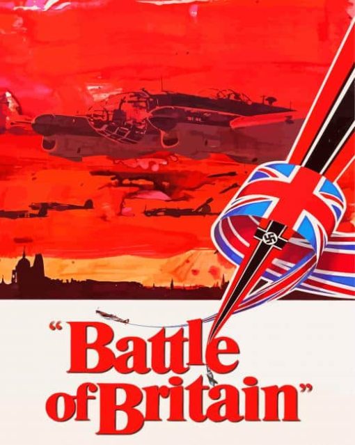 Battle Of Britain Poster Paint By Numbers