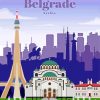 Belgrade Serbia Poster Paint By Numbers