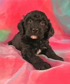 Goldendoodle Puppy Paint By Numbers