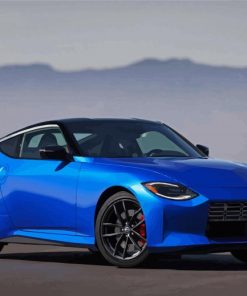 Blue Fairlady Car Paint By Numbers