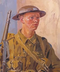 British Soldier Paint By Numbers