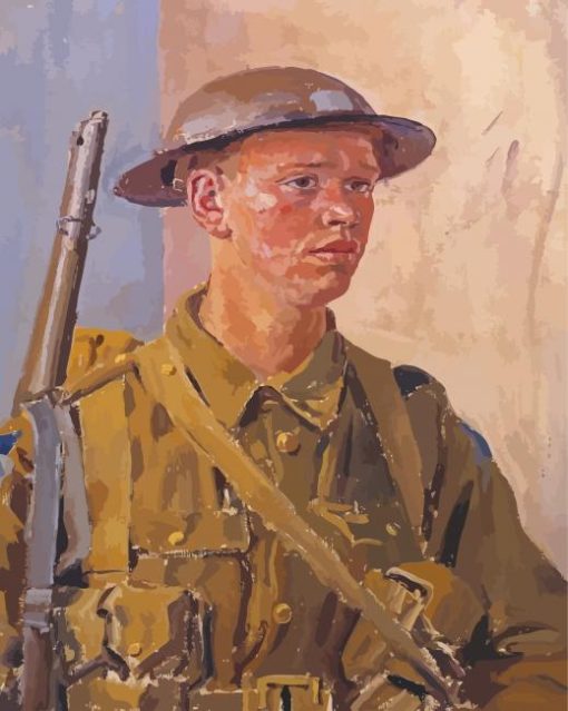 British Soldier Paint By Numbers