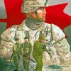 Canadian Military Art Paint By Numbers