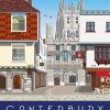 Canterbury City Poster Paint By Numbers