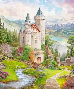 Castle Landscape View Paint By Numbers