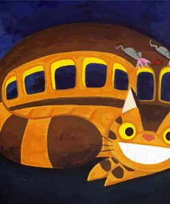 Catbus Studio Ghibli Anime Paint By Numbers