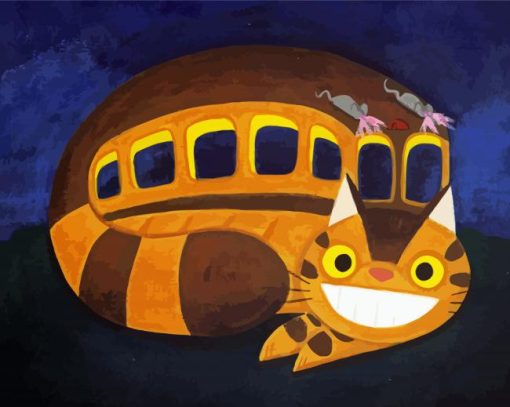 Catbus Studio Ghibli Anime Paint By Numbers