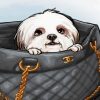 Chanel Dog In Bag Paint By Numbers